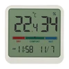 Termometr elektroniczny pokojowy, biały - 2 ['elektroniczny termometr', ' termometr z zegarem i datą', ' termometr z wilgotnościomierzem', ' pomiar wilgotności w pomieszczeniu', ' miernik komfortu', ' termometr ze wskaźnikiem komfortu', ' wielofunkcyjny termometr', ' termometr do wnętrz', ' termometr wewnętrzny', ' termometr bezprzewodowy', ' elektroniczny termometr na ścianę', ' stacja pogody', ' stacja pogodowa']