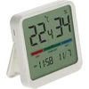 Termometr elektroniczny pokojowy, biały - 3 ['elektroniczny termometr', ' termometr z zegarem i datą', ' termometr z wilgotnościomierzem', ' pomiar wilgotności w pomieszczeniu', ' miernik komfortu', ' termometr ze wskaźnikiem komfortu', ' wielofunkcyjny termometr', ' termometr do wnętrz', ' termometr wewnętrzny', ' termometr bezprzewodowy', ' elektroniczny termometr na ścianę', ' stacja pogody', ' stacja pogodowa']