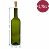 Weinflasche 0,75L Olivgrün  Multipack mit je 8 St. - 6 ['butelki', ' butelka', ' szklana butelka', ' butelki wina', ' butelka wina', ' butelka wina pusta', ' szklana butelka wina', ' korek butelki wina', ' puste butelki', ' zielone butelki', ' butelka zielona']