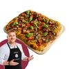 Kamień do pizzy prostokątny, wykonany z kordierytu,  - 38 x 30,5 cm  - 1 ['kamień do pieczenia pizzy', ' kamień do pieczenia chleba', ' kamien do pizzy prostokątny', ' duzy kamień do pizzy', ' pizza']