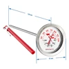 Termometr z podwójną skalą (30°C  do 100°C) / (50°C  do 300°C) 13,0cm - 3 ['temperatura', ' termometr do wędzarni', ' termometr wędzarniczy', ' termometr do wędzenia', ' termometr do pieczenia', ' termometr do pieca', ' termometr do piekarnika', ' termometr kulinarny', ' termometr kuchenny', ' termometr do gotowania', ' termometr gastronomiczny', ' termometr do żywności', ' termometr z dwoma czujnikami temperatury', ' termometr z atestem', ' termometr do żywności z sondą', ' termometr do mięsa', ' termometr z sondą', ' termometr kuchenny z sondą', ' sonda do mięsa']